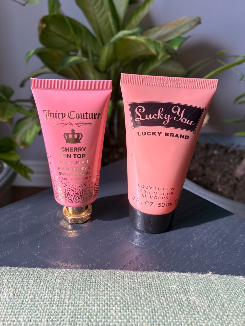 Juicy Couture Cherry on Top Hand Cream + Lucky You Body Lotion Bundle